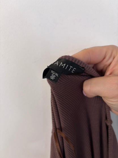 Dynamite Ribbed Brown Maxi Dress | Sz XL