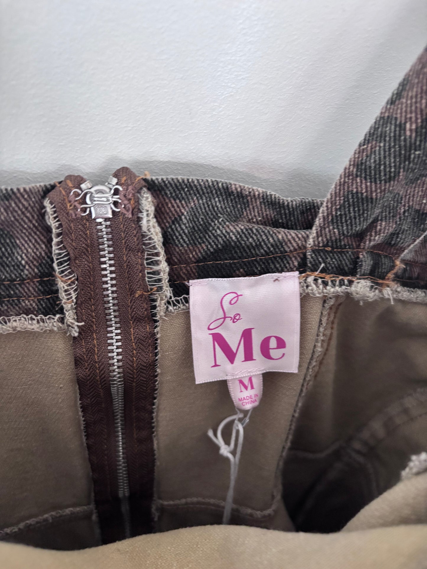 SO Me NWT Denim Animal Print Dress | Sz Medium