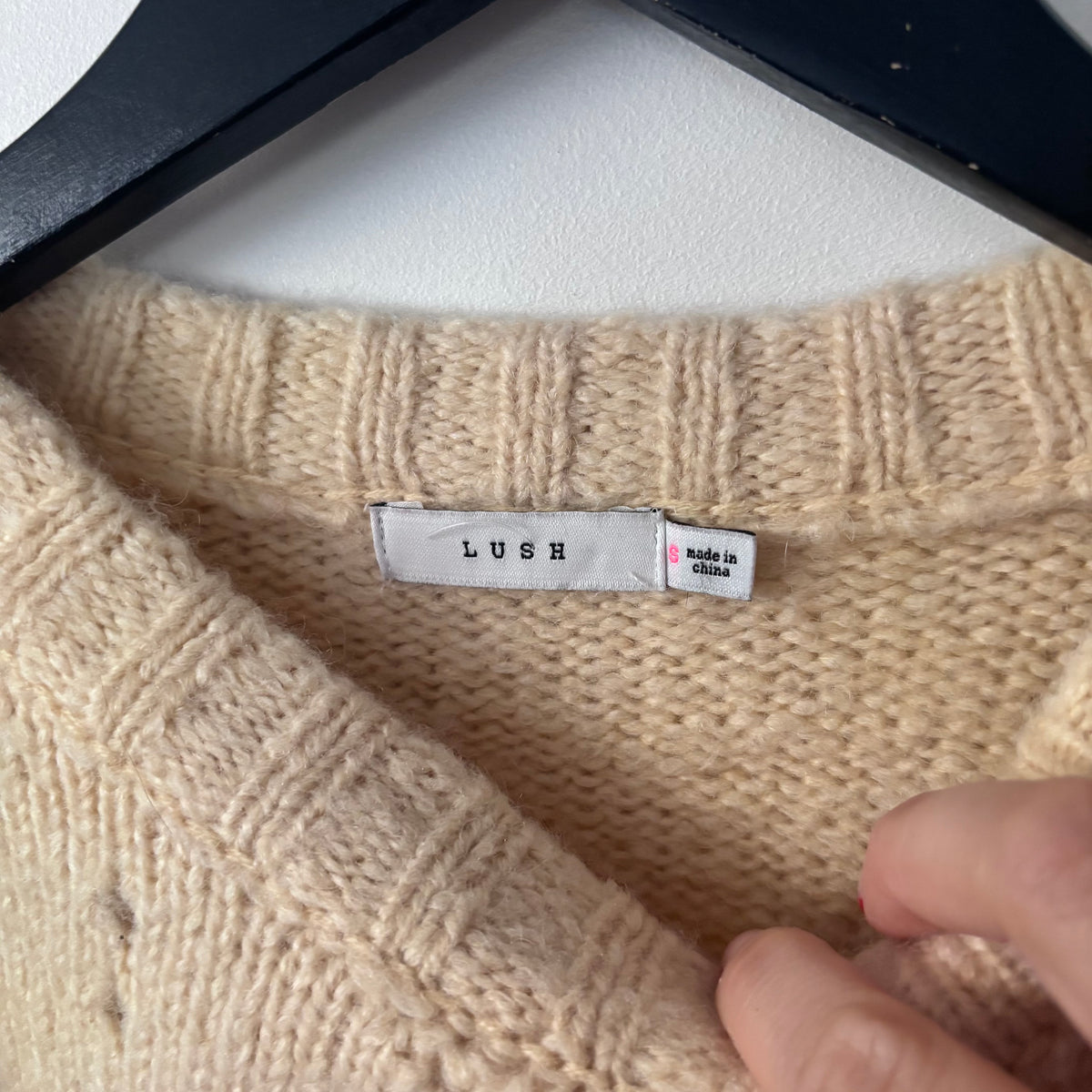 Lush Butter Yellow Puff Sleeve Sweater | Sz Small (loose fit)