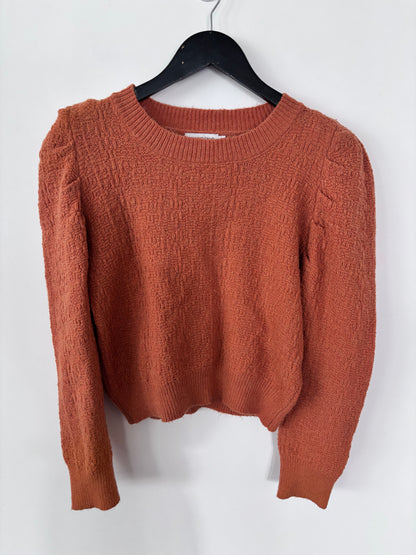 Lili Sidonio Puffed Shoulder Sweater | Sz XS (fits sz Small)