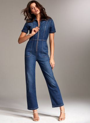 Denim Forum Denim Jumpsuit