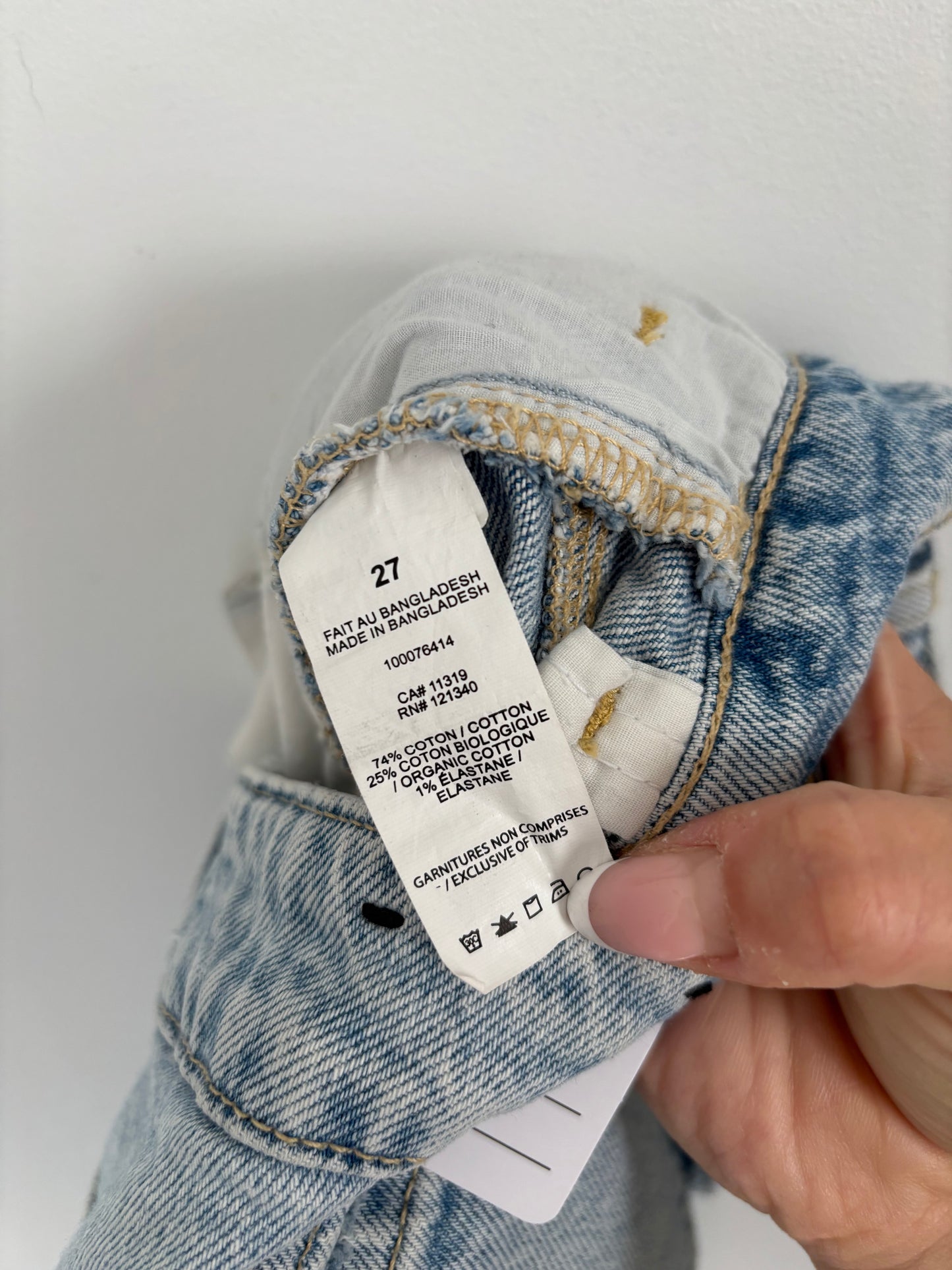 Dynamite Claudia Mom Jeans in Light Wash | 27