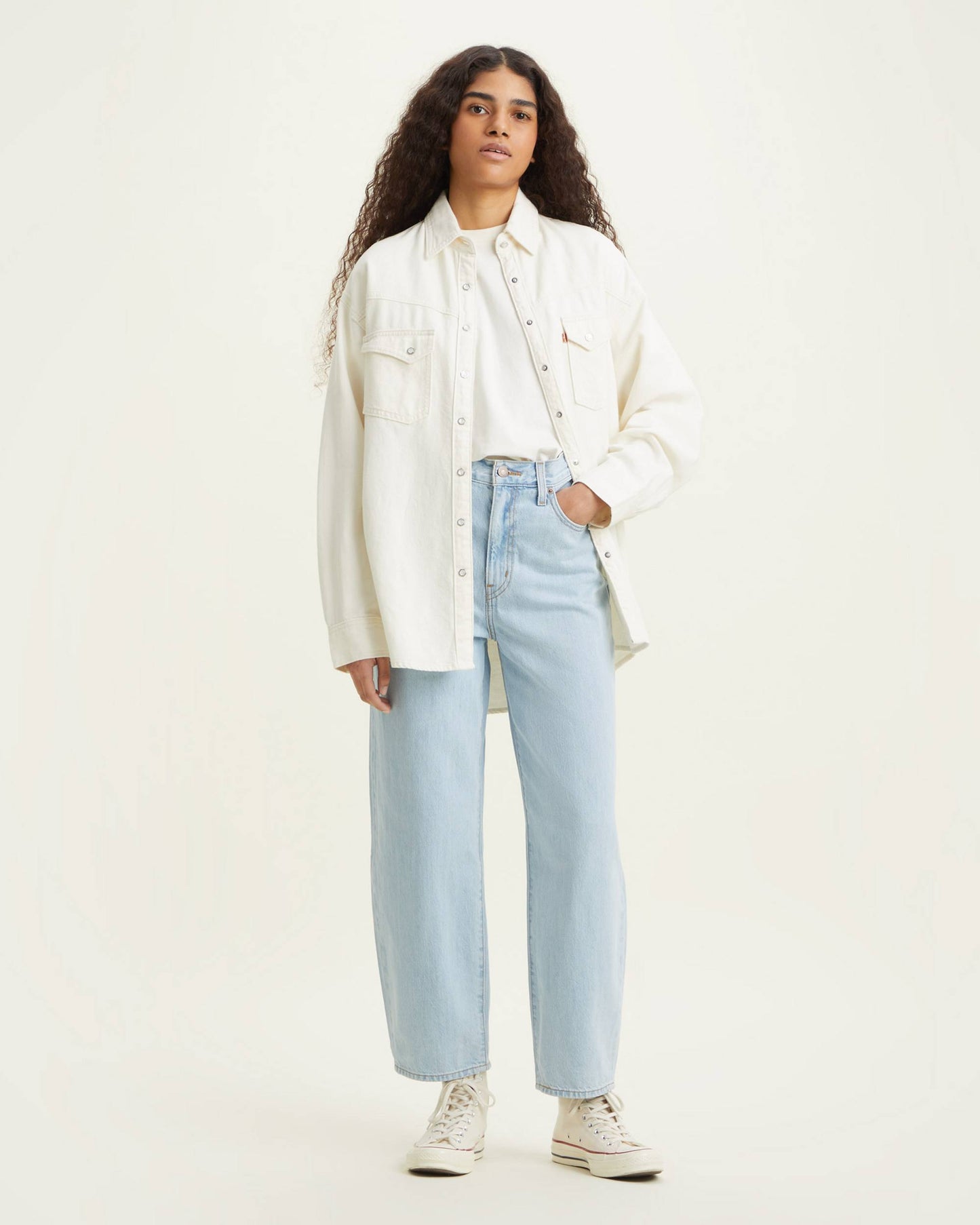 Levi's Balloon Denim in Lightwash | 29