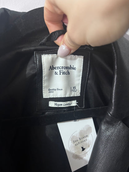 A&F Vegan Leather Blazer | Sz XS (M132W8)