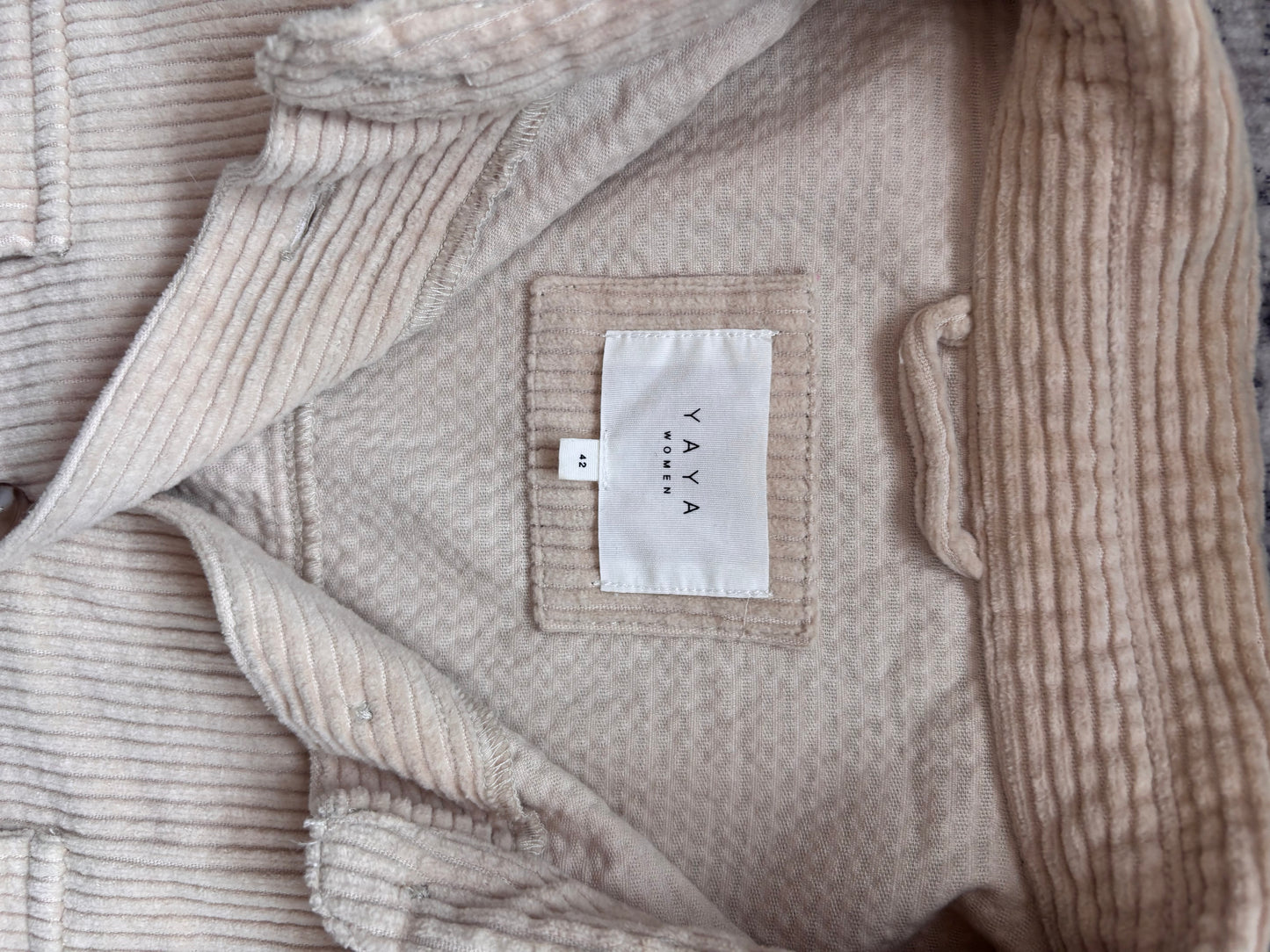 Yaya Women Corduroy Shirt Jacket | Sz XL or 42