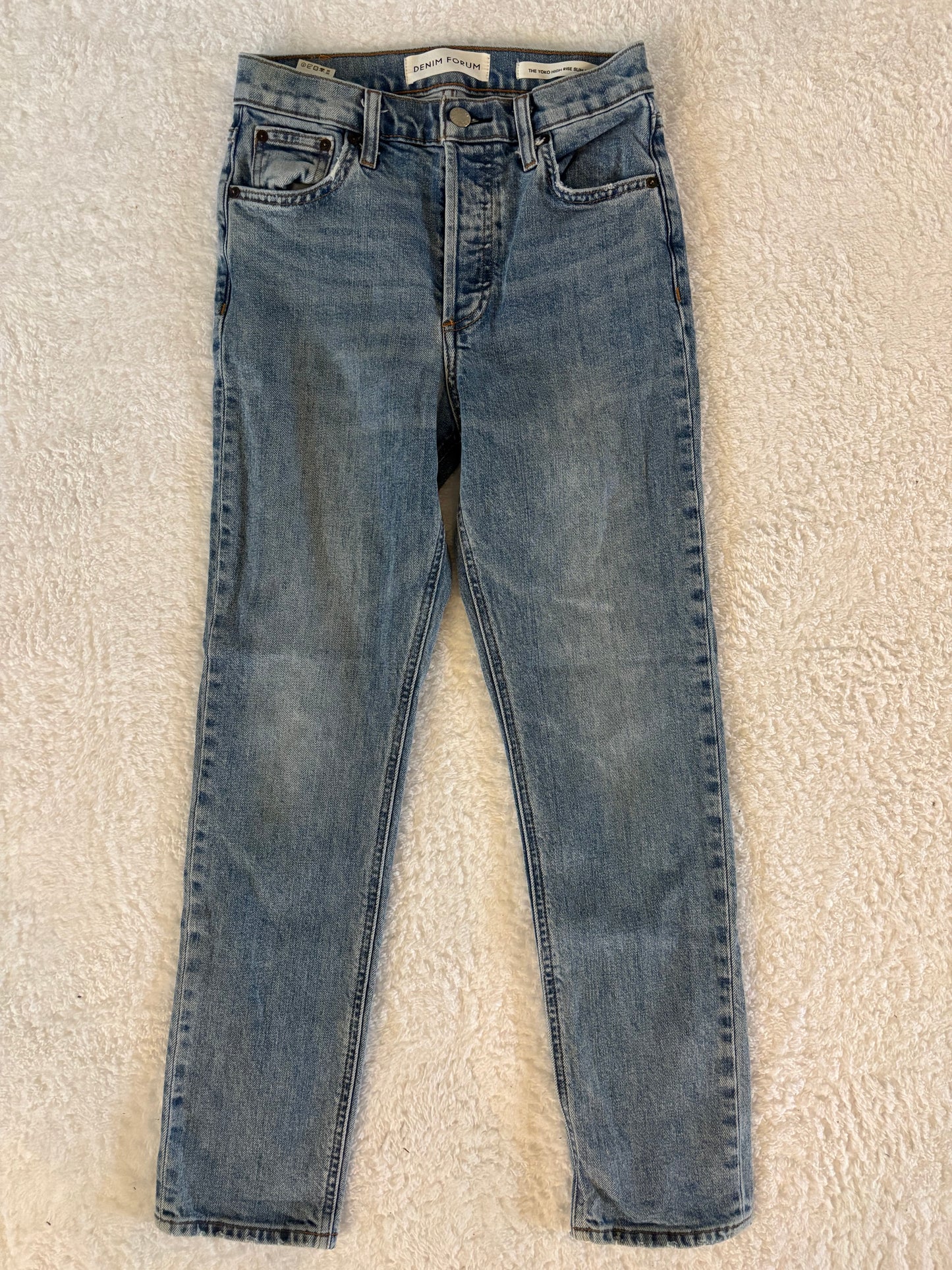 Denim Forum The Yoko High Rise Slim | 25 (O133R5)