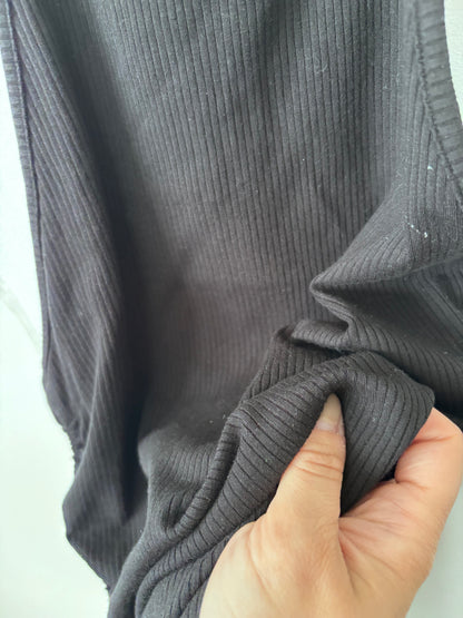 Better Be Black Ruched Halter Dress | Sz Large (fits Medium/Large)