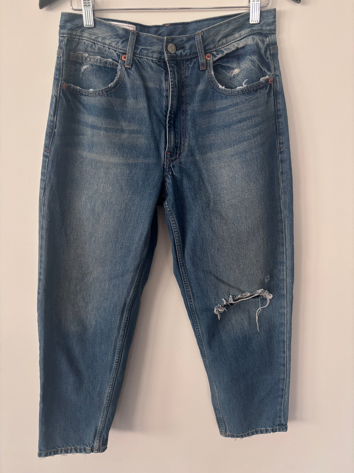 Gap High Rise Barrel Jeans | Sz 28