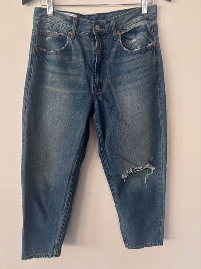 Gap High Rise Barrel Jeans | Sz 28
