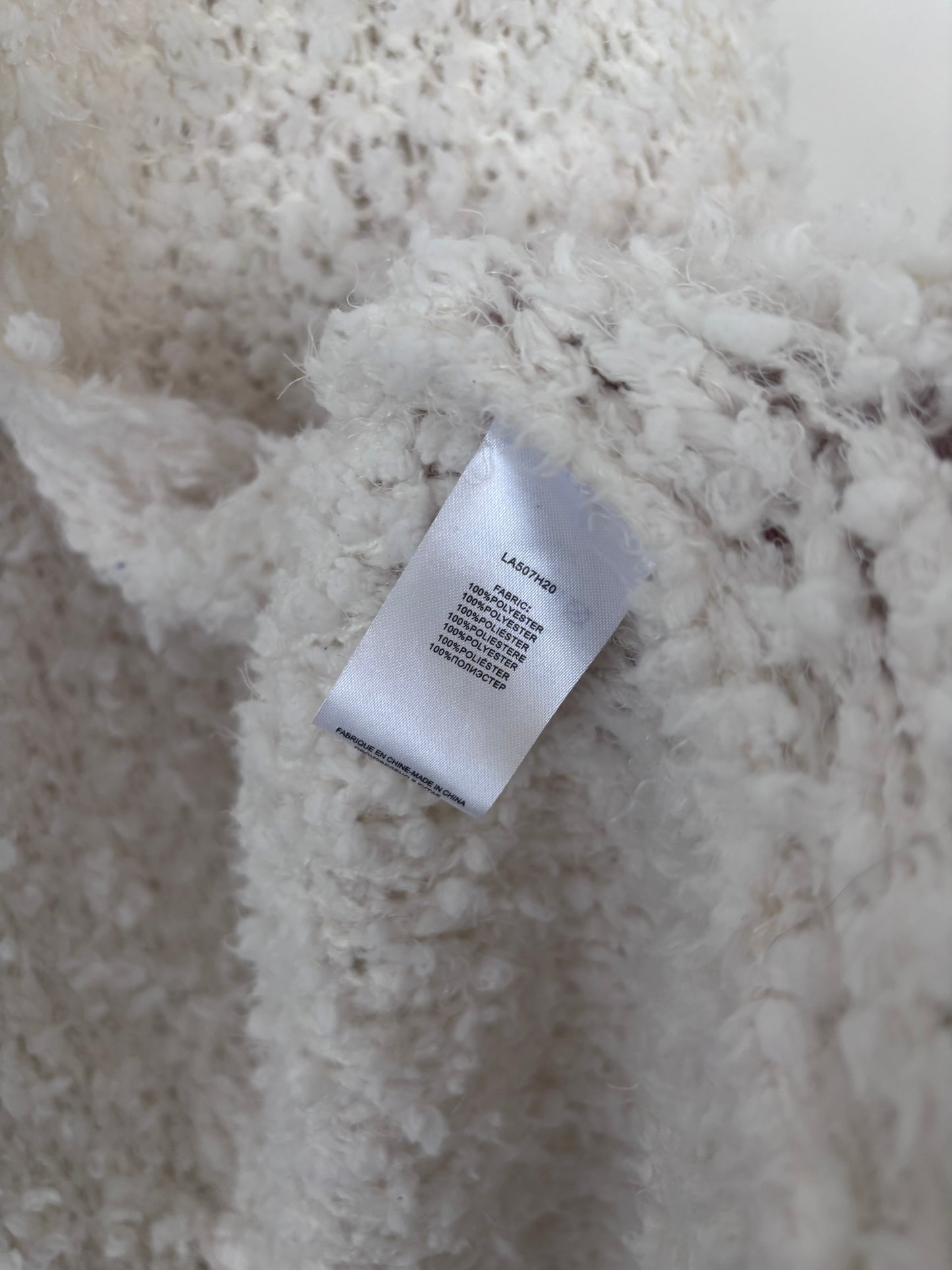 Molly Bracken Popcorn Textured Open Cardigan | Sz XS/S (oversized)(F31S6)