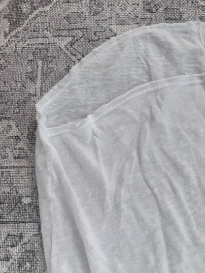 Project Social T White V-neck Shirt | Sz Medium