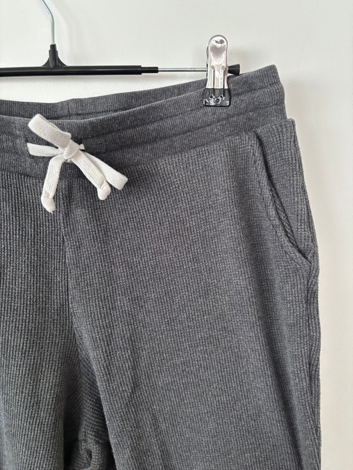 Province of Canada Waffle Thermal Charcoal Joggers | Sz Small