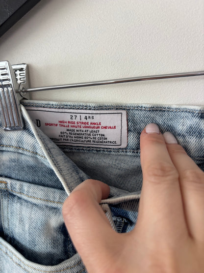 Gap High Rise Stride Ankle Jeans | Sz 27 (has stretch, can fit 28)