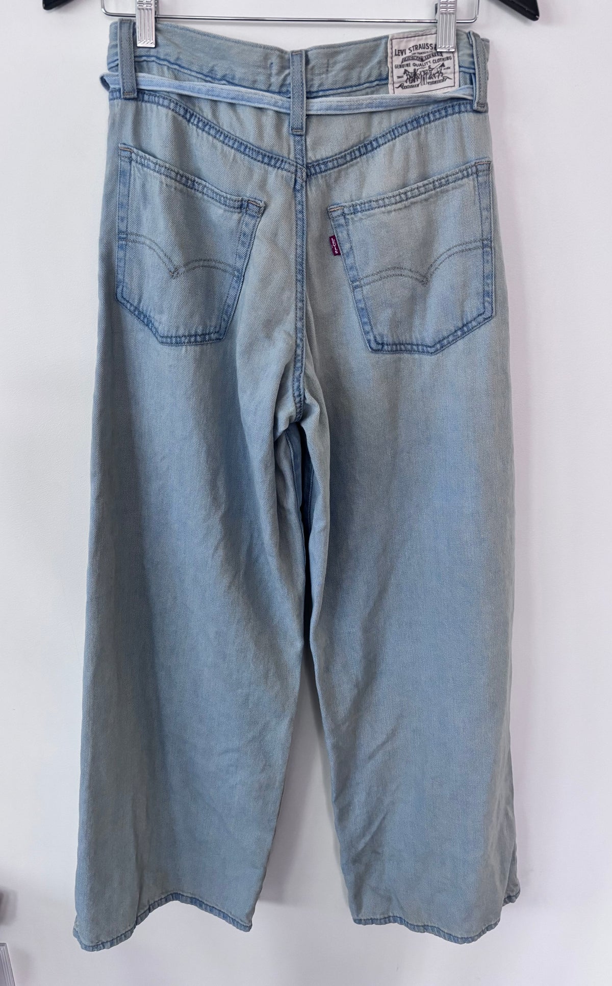 Levi's Light-wash XL Straight Linen Jeans | Sz 27 (loose fit)