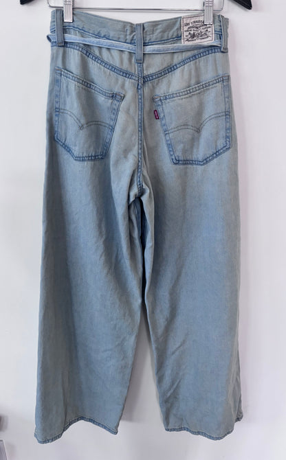 Levi's Light-wash XL Straight Linen Jeans | Sz 27 (loose fit)