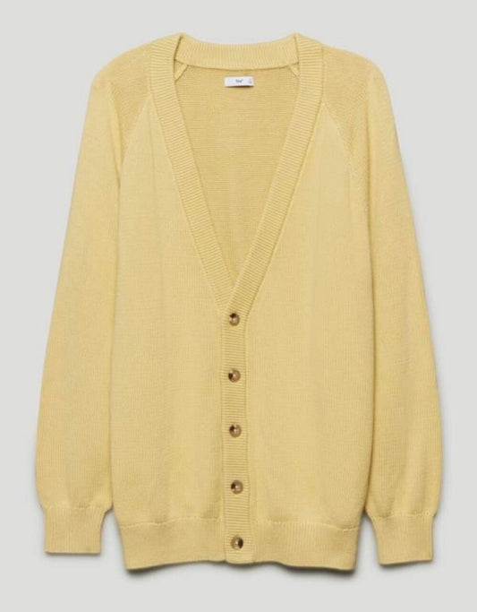 Aritzia TNA Barry Cardigan in Muted Yellow | Sz 1 (fits like large)