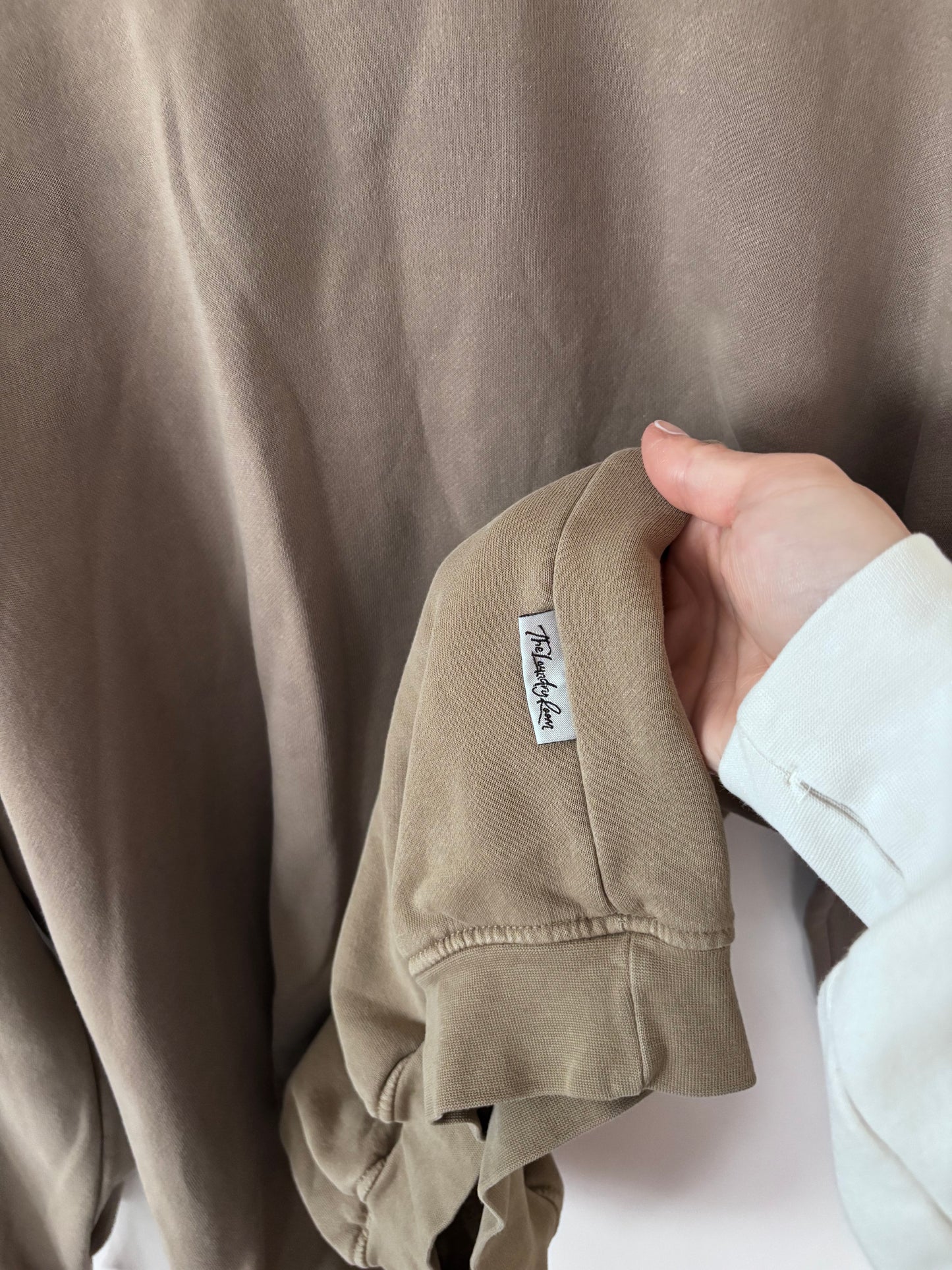 The Laundry Room Tan/Camel French Terry Sweatsuit Set | Sz Medium