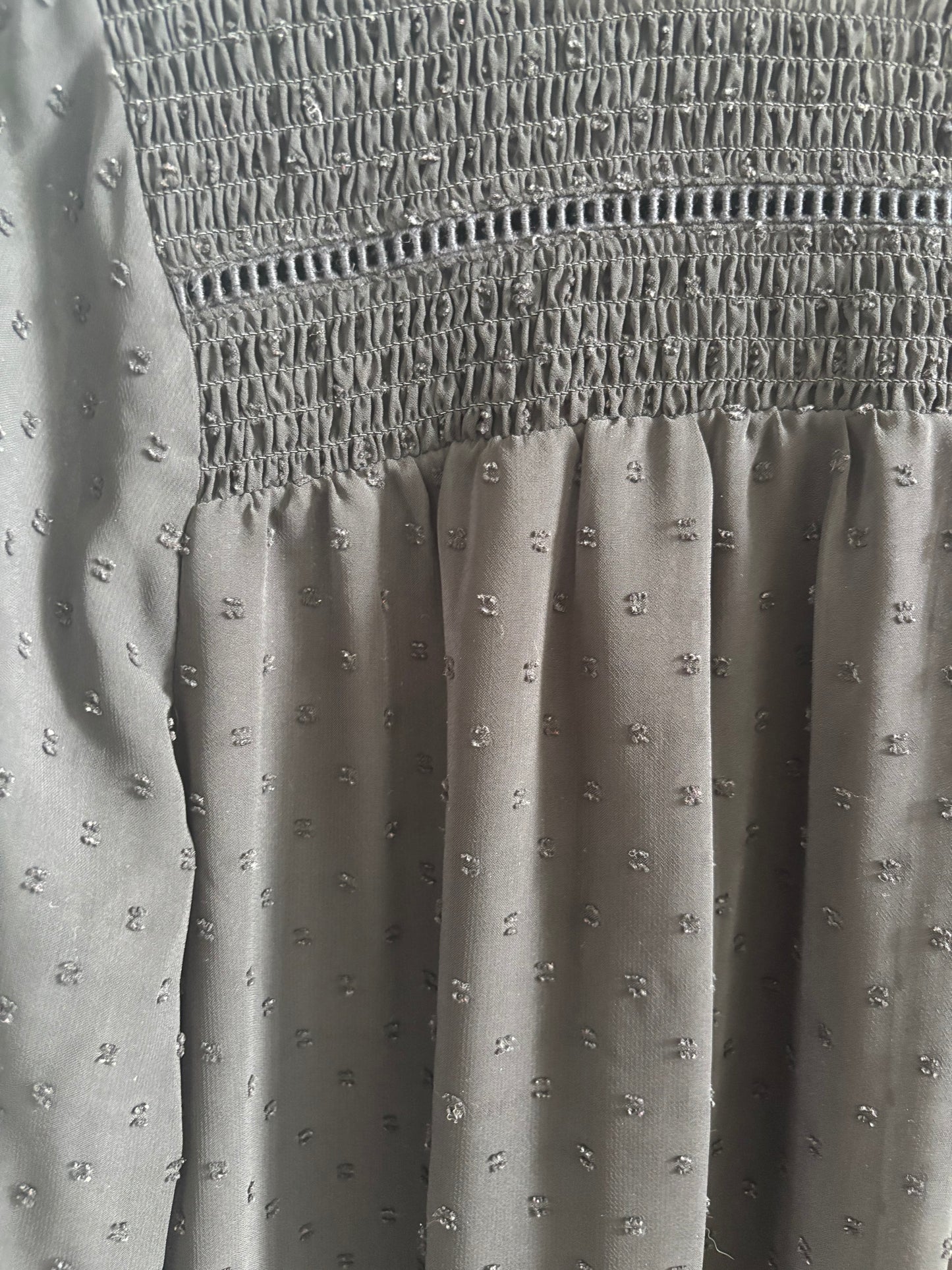 Dex High Neck Polka Dot Dress | Large