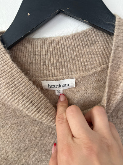 Heartloom Brown Tone Soft Sweater | Sz Medium