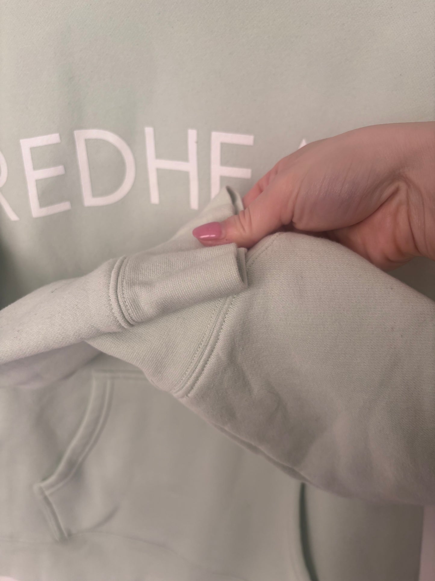 Brunette the Label "Redhead" Hoodie Mint  | Sz XS / Small  (M776A4)
