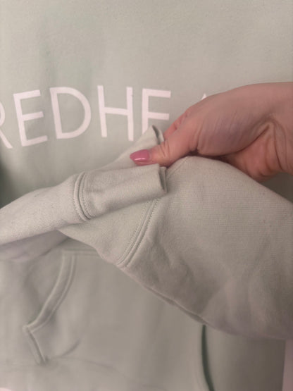 Brunette the Label "Redhead" Hoodie Mint  | Sz XS / Small  (M776A4)