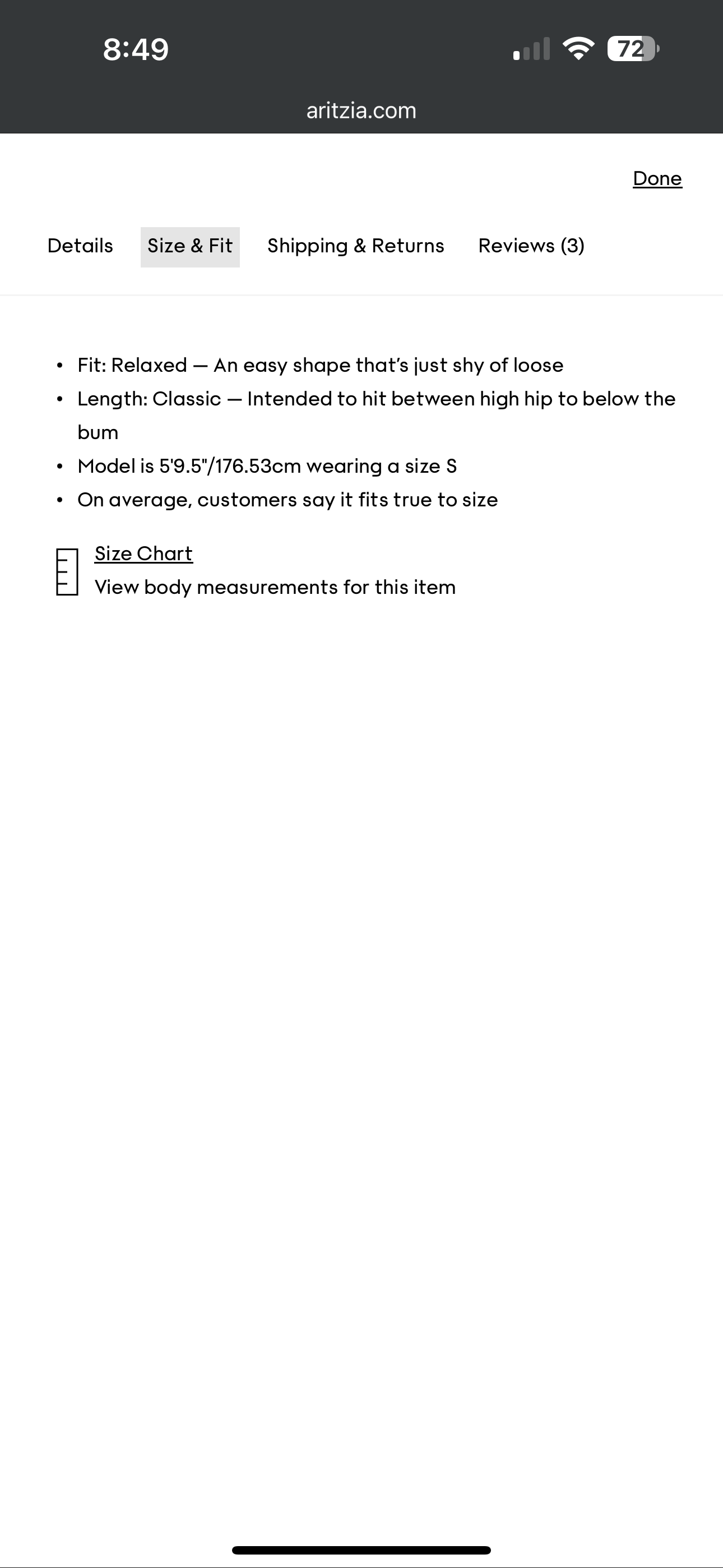 Aritzia Sherpa Liner Jacket | XS (generous fit!)