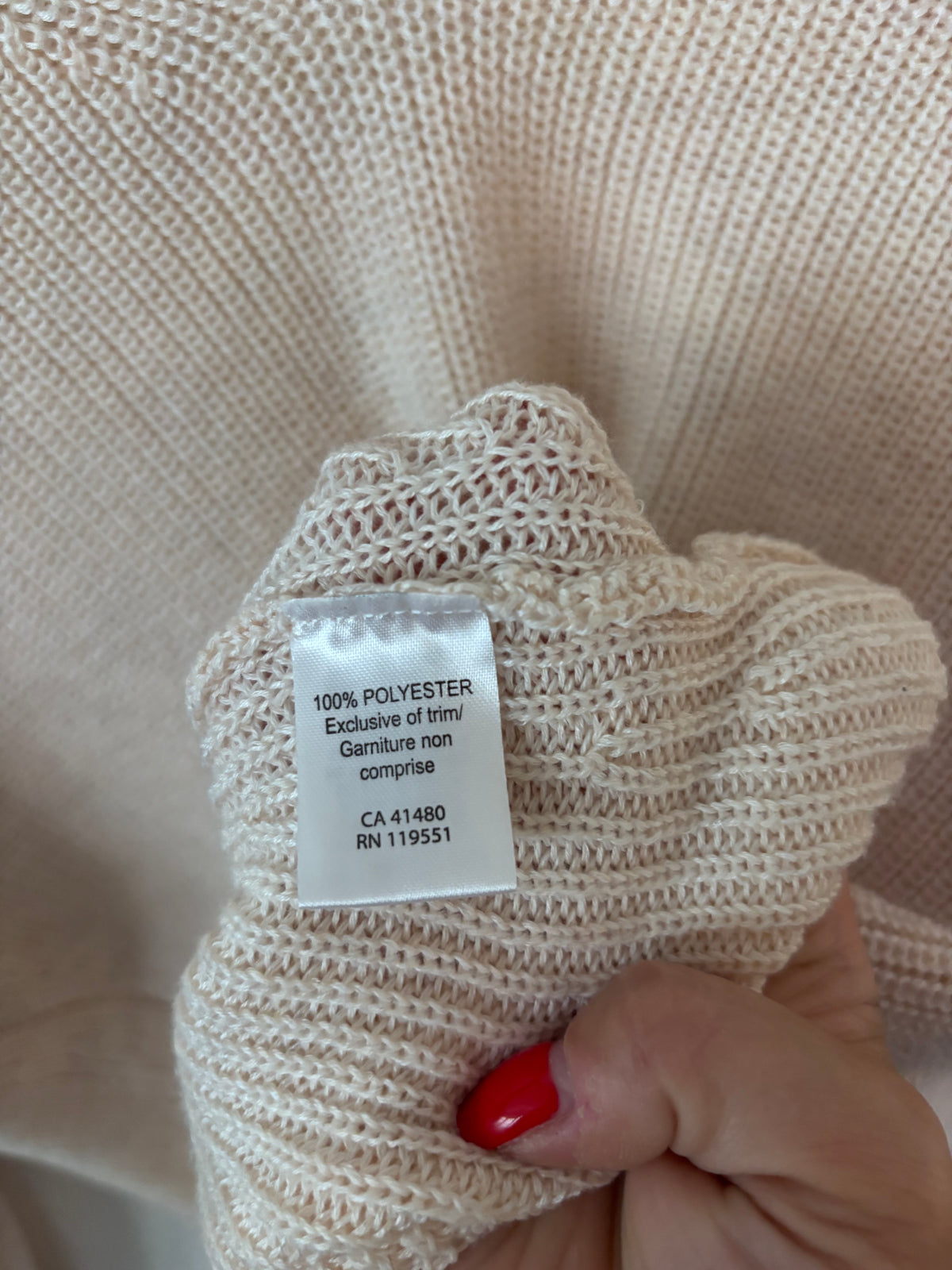 Gentle Fawn Tucker Sweater in Cream | Sz Medium (fits a bit generous)