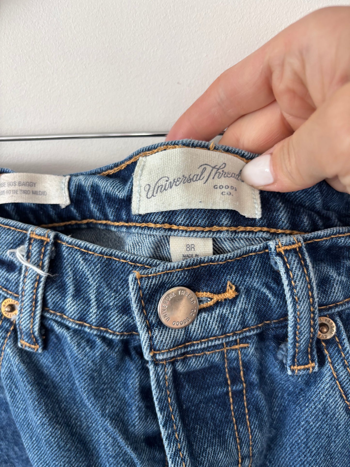 Universal Thread 90s Baggy Cuffed Jeans | Sz 8 (fit like sz 30)