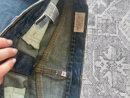 Levi's Retro Button Front Denim Skirt | Sz 28