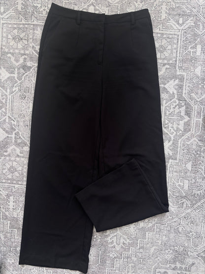 Minimum Black Wide Leg Trousers | Sz 40 (size 29/30)