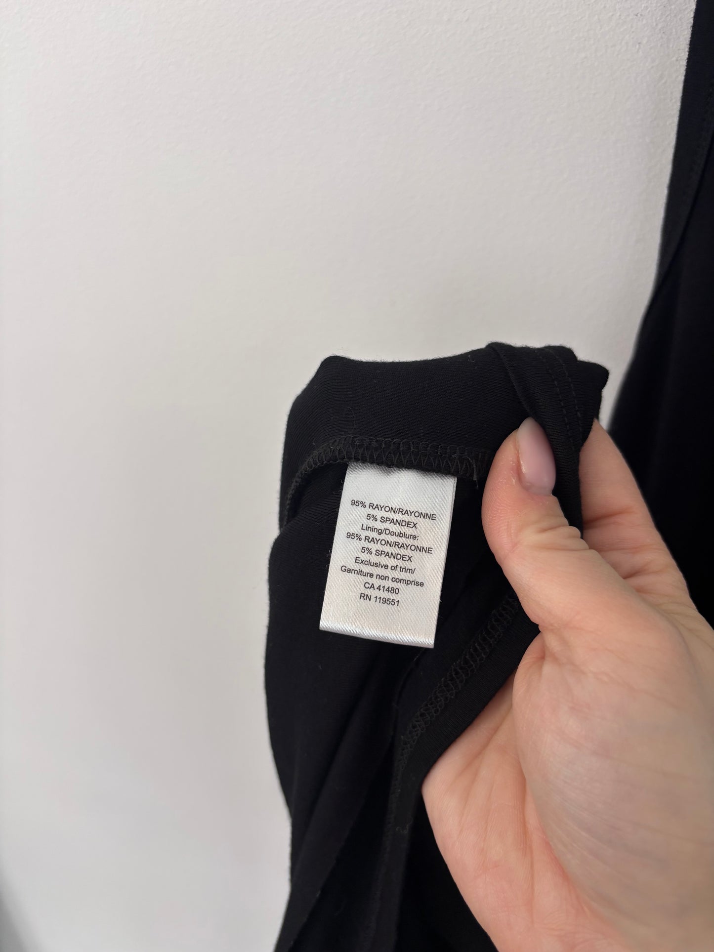 Gentle Fawn Black Bodycon Dress | Sz Medium