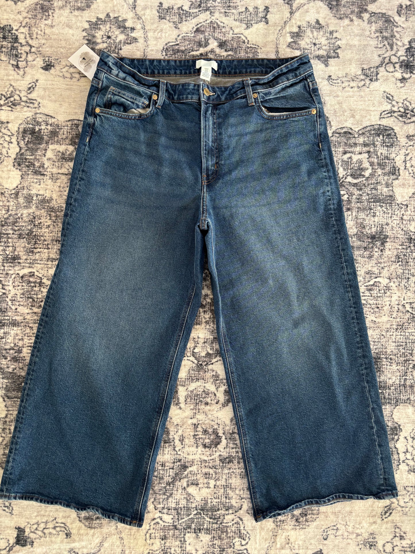 H&M Baggy Wide Denim | Sz 16 (N111N19)