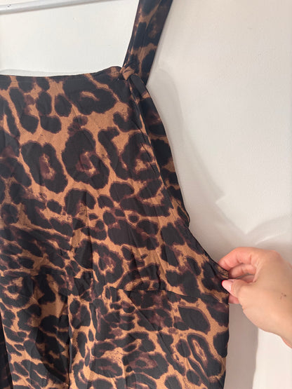 No Brand Lightweight Leopard Overalls | Sz Medium