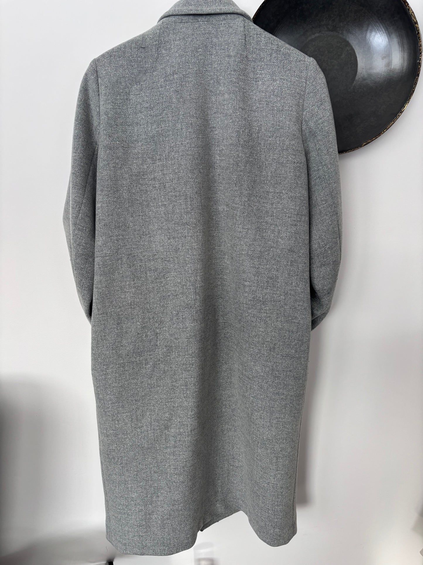 Babaton Grey Wool Stedman Coat | Sz Medium (M57C1)