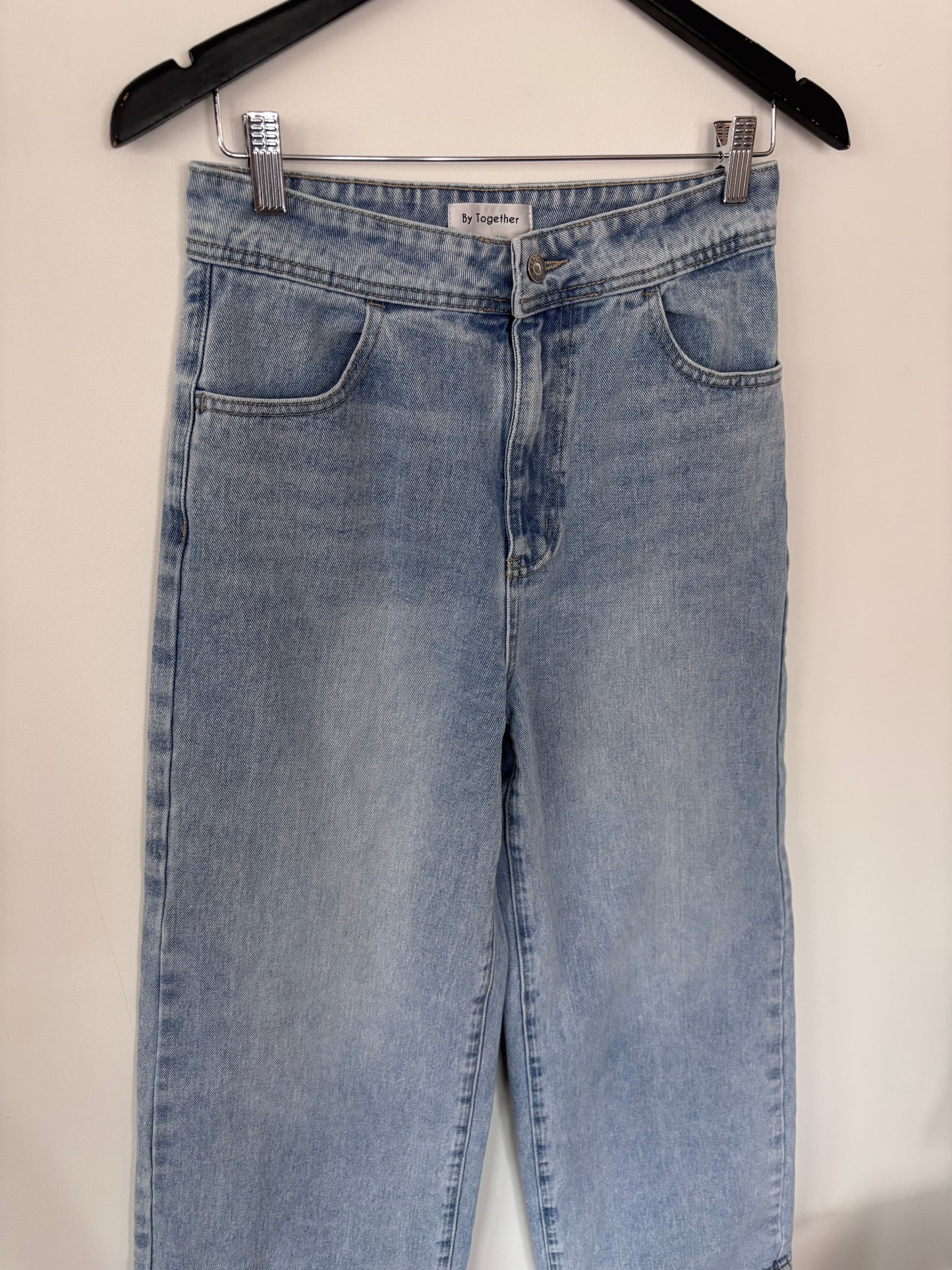 By Together Light Wash Wide Leg Jeans | Sz Medium (about sz 27)