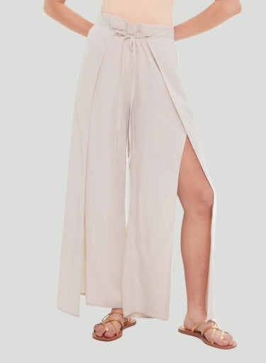 Dex Tie Front Wrap Pants NWT | Sz Large (flaw)