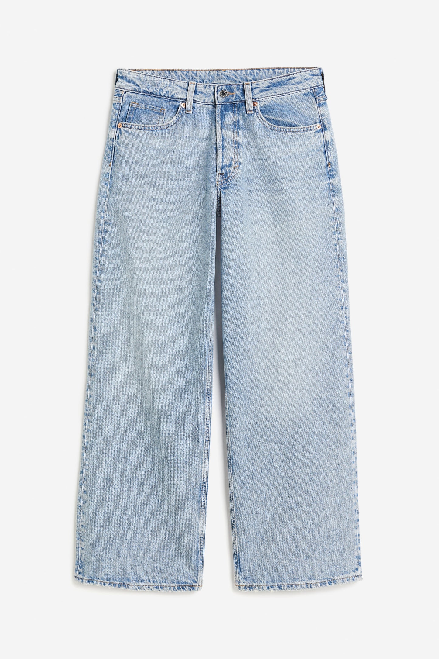 H&M Divided Baggy Low Jeans (Light Wash) | Sz 8 (N23S20)