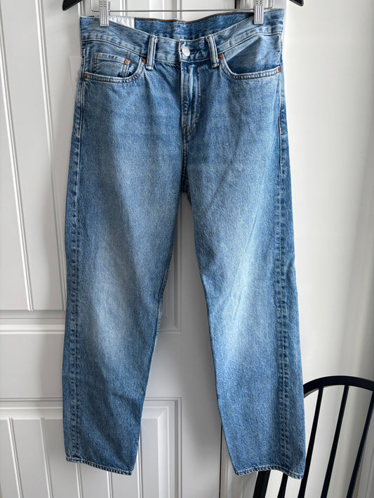 H&M Relaxed Fit Straight Leg Denim | Sz 30 (fits like Sz 28 or Sz 29) (N98S20)
