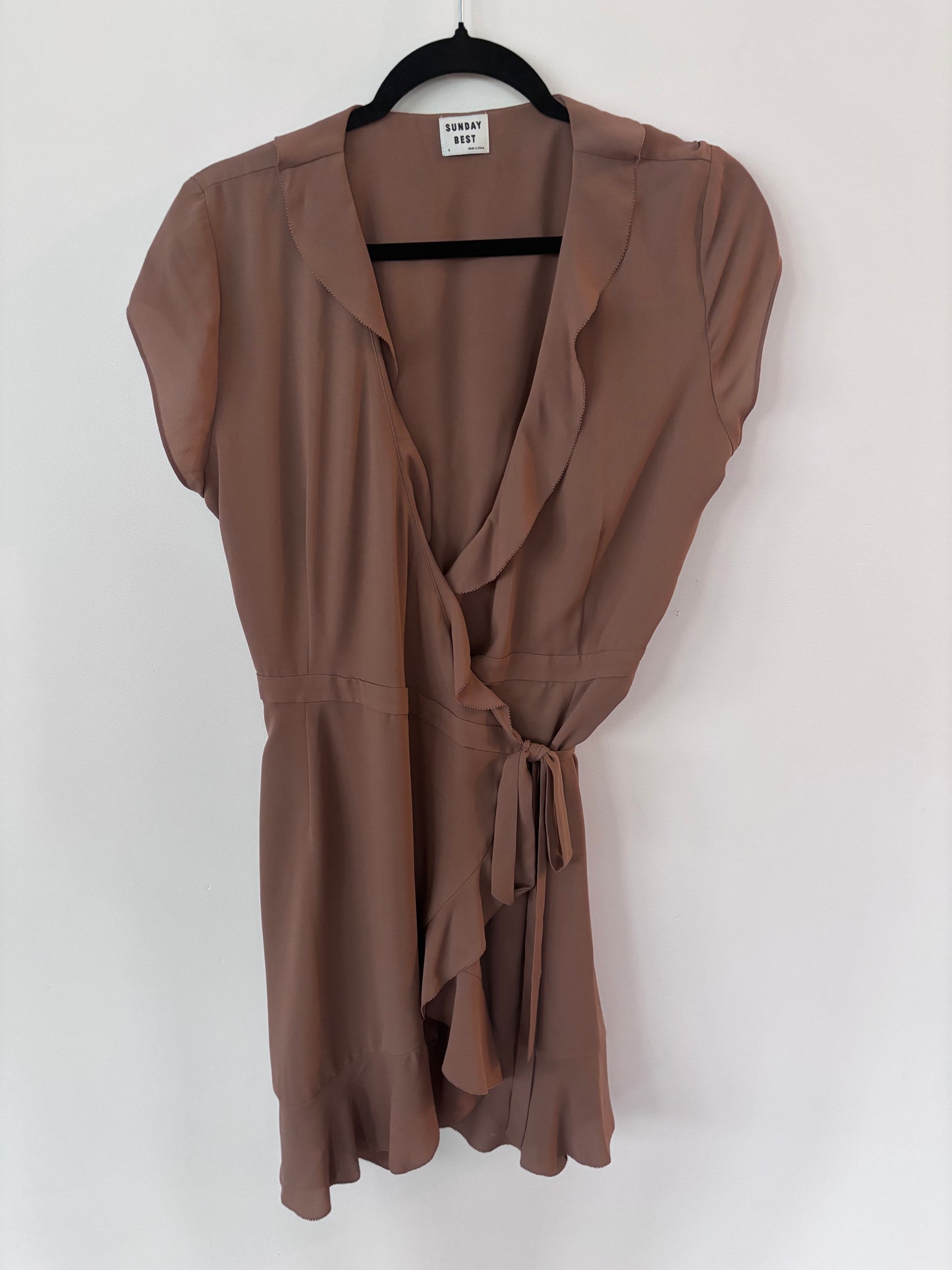 Sunday Best Savoy Ruffle Wrap Dress | Sz Small