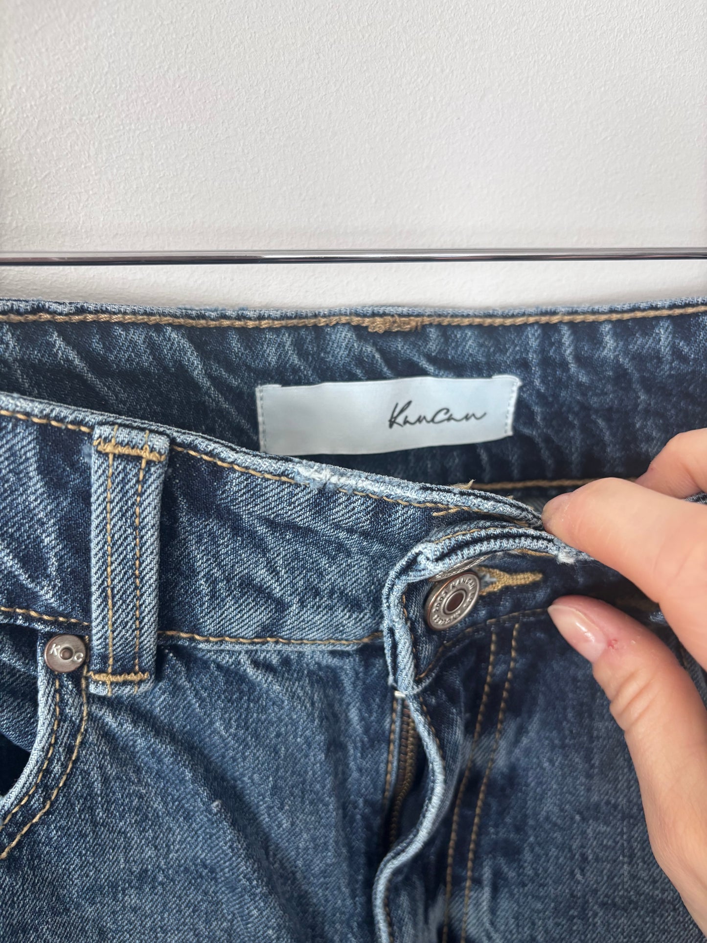Kancan Wide Leg Cropped Jeans | Sz 27 (fit like 27/28)