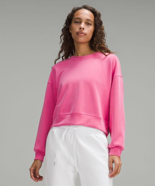 Lululemon Softstreme Perfectly Oversized Cropped Crew | Sz 6