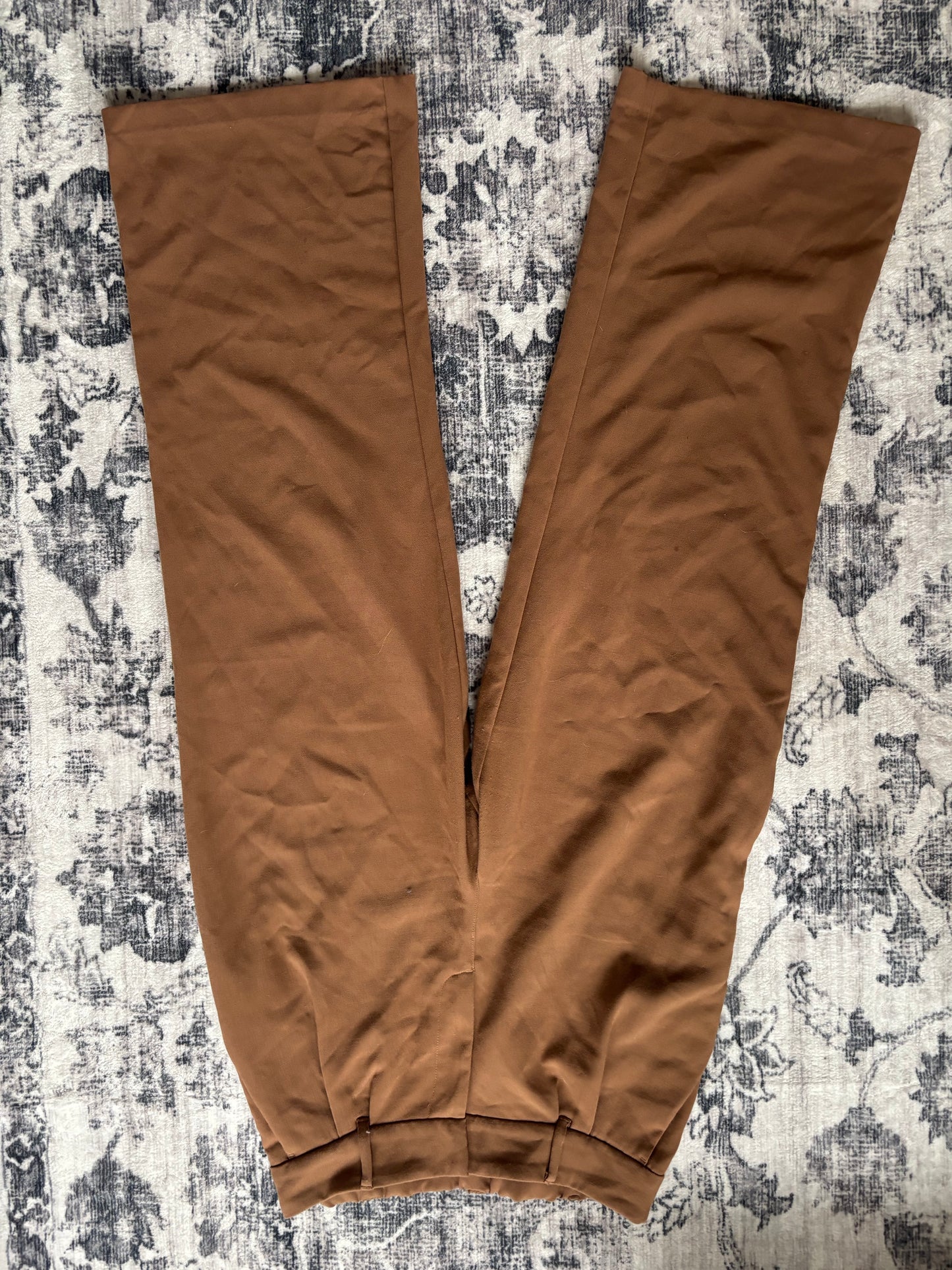 Black Tape Brown Wide Leg Pants | Medium