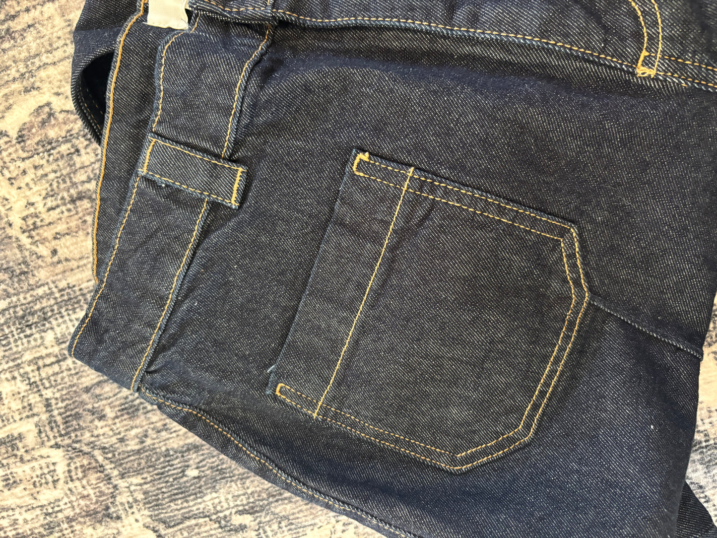 H&M Denim Creased Pants | Sz 14 (N108N19)