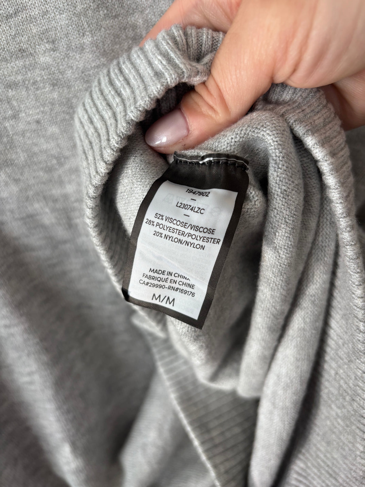 Lazy Pants Grey Oversized Hoodie  | Sz Medium (matching pants in Small Available)