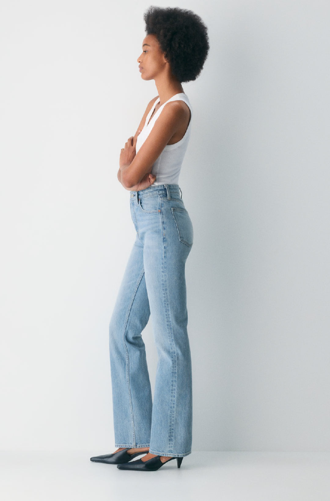 Denim Forum 90s High Rise Stovepipe Denim | 28 (may run small)