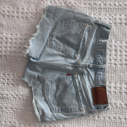 Levi's 501 Classic Shorts Light Blue | Sz 28