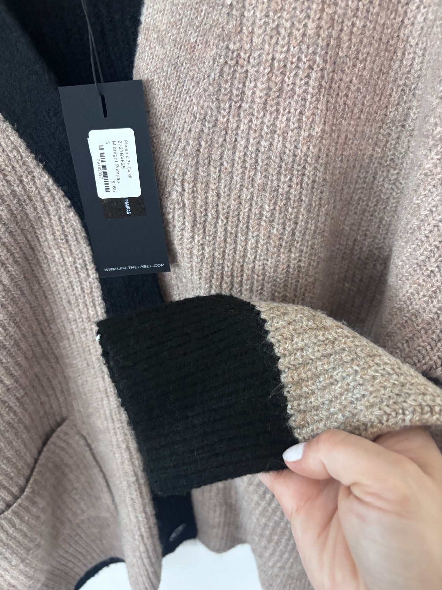 Line the Label Pheonix BF Cardigan NWT | Sz Small (very oversized)