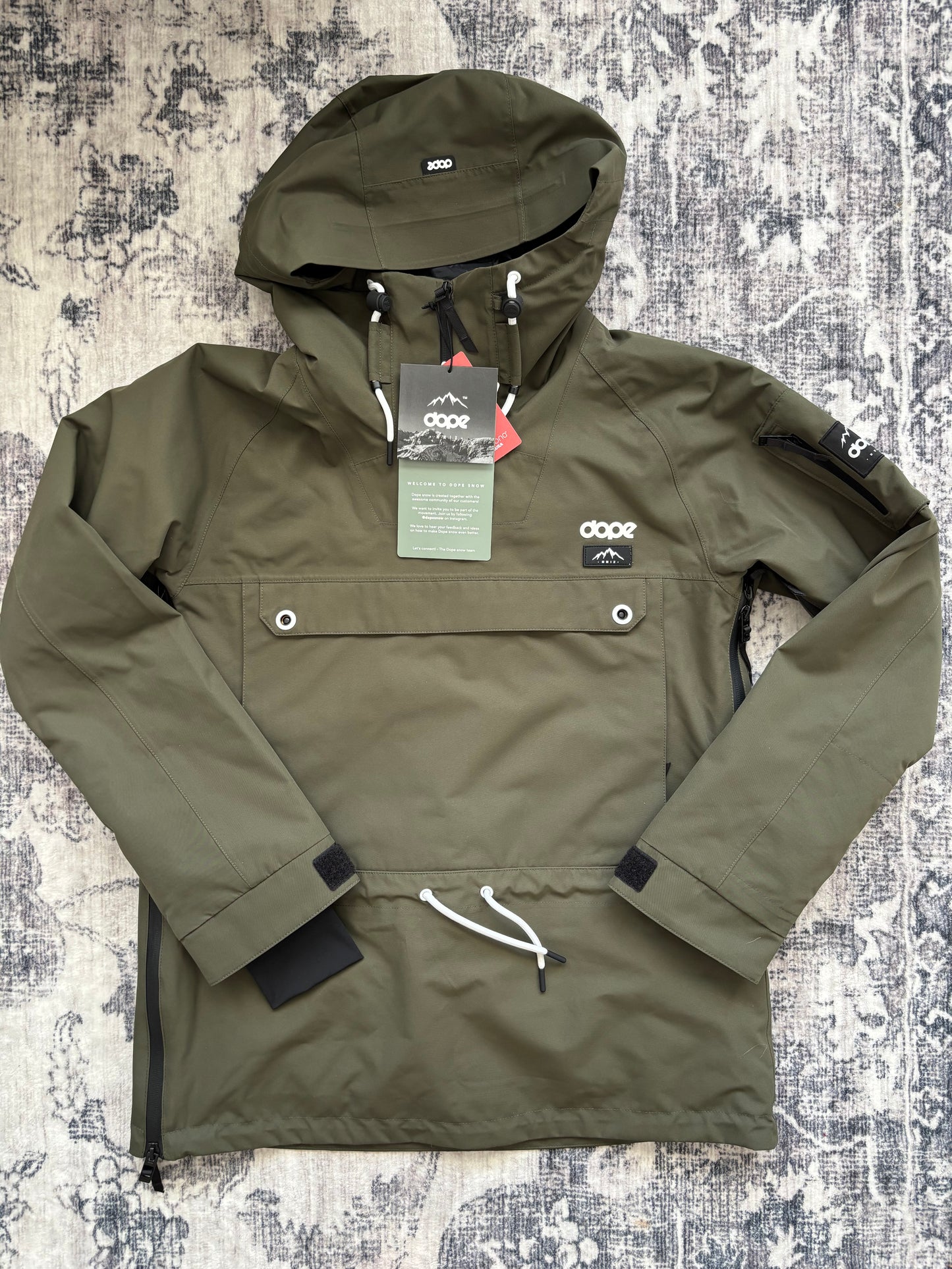 Annok W Snowboard Jacket Women Olive Green NWT | Sz Small (D006R5)