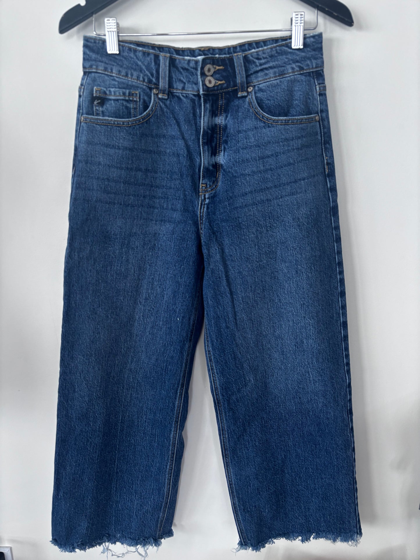 Kancan Wide Leg Cropped Jeans | Sz 27 (fit like 27/28)