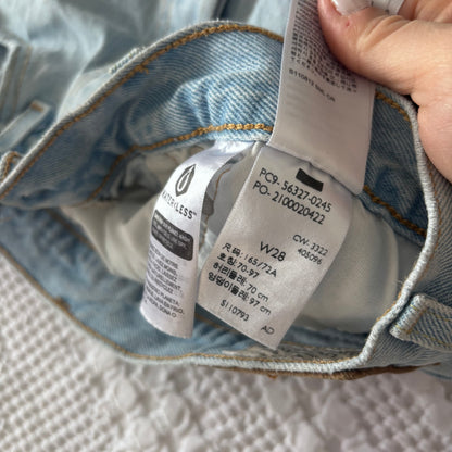 Levi's 501 Classic Shorts Light Blue | Sz 28